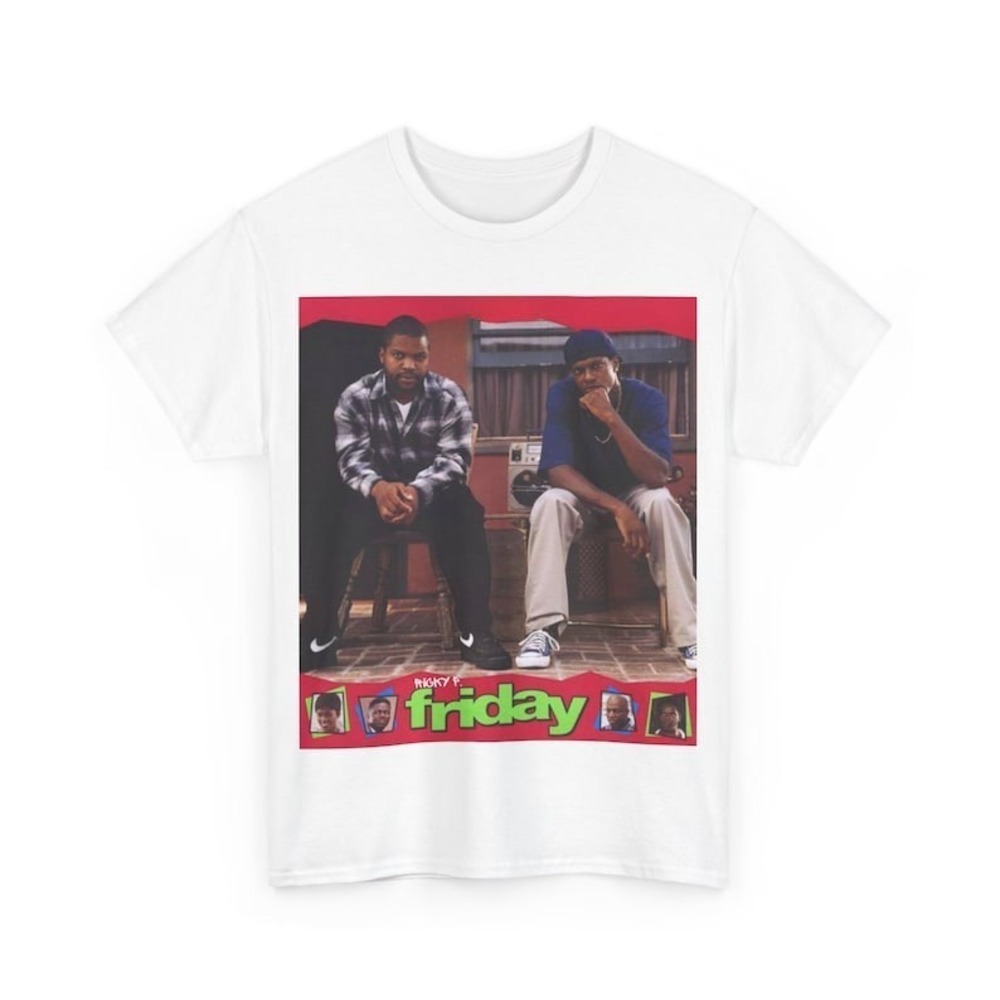 Friday Movie Ice Cube Chris Tucker Fitted 3 T Shirt Unisex Heavy Cotton Tee